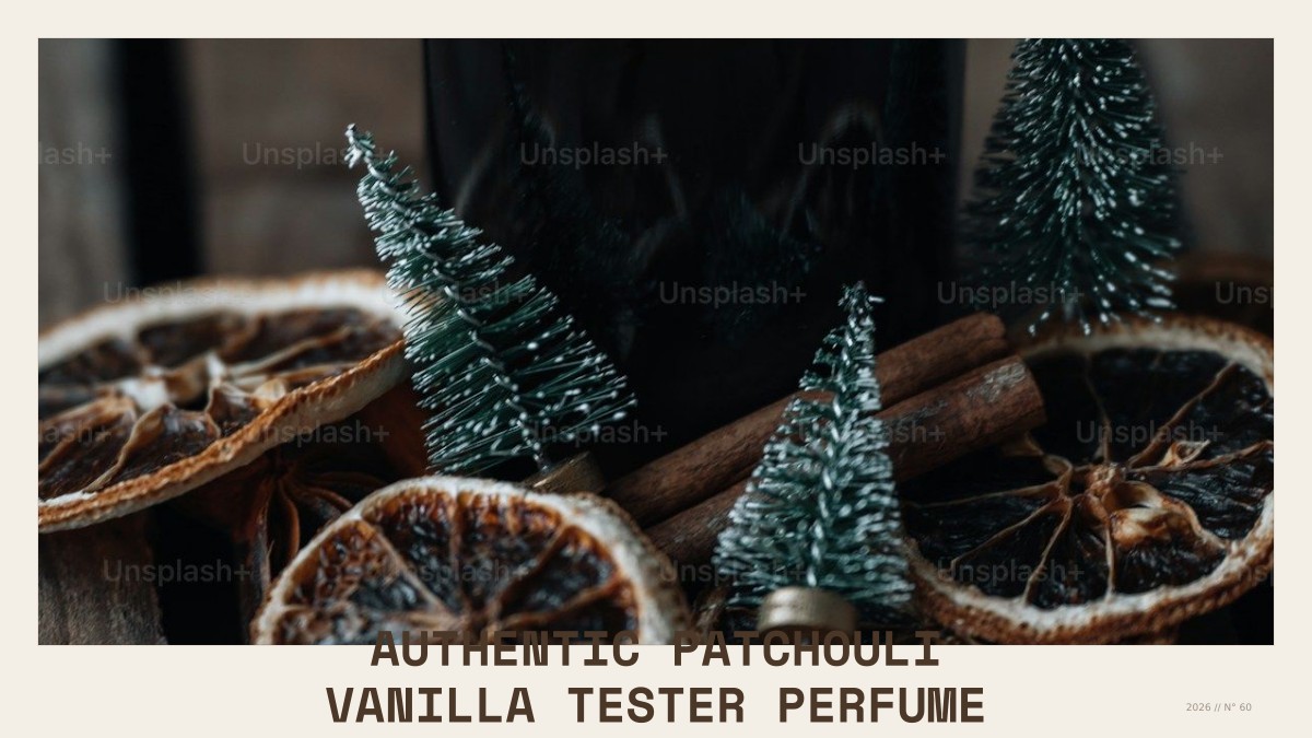 authentic patchouli vanilla tester perfume