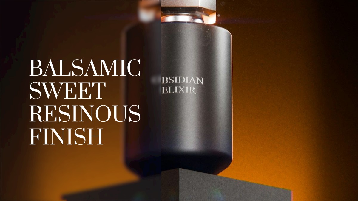 balsamic sweet resinous finish
