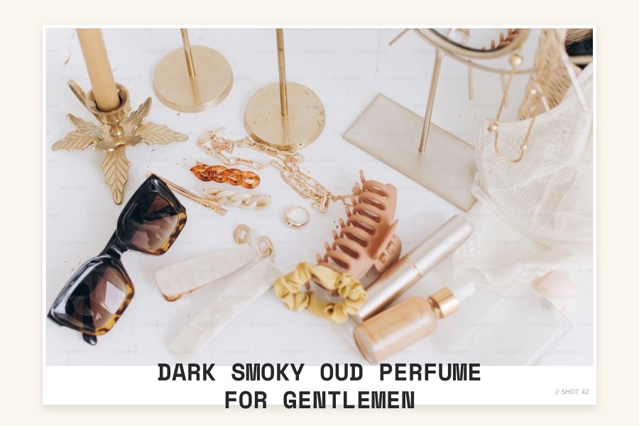 dark smoky oud perfume for gentlemen