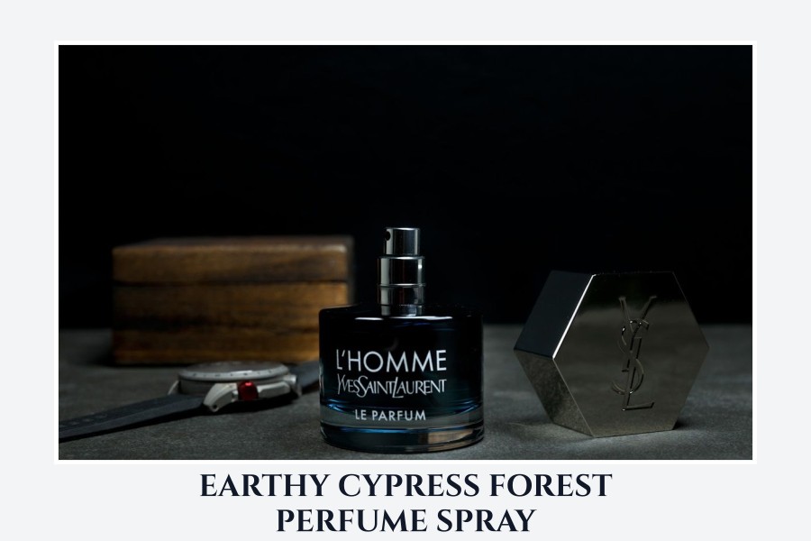earthy cypress forest perfume spray