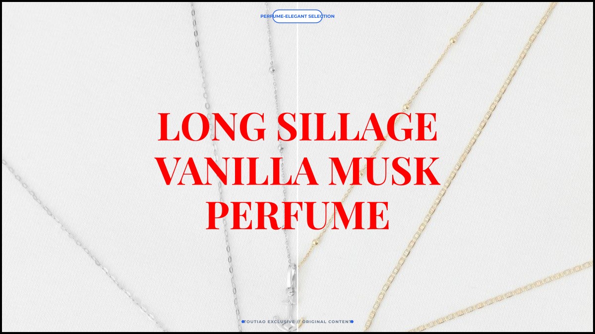long sillage vanilla musk perfume