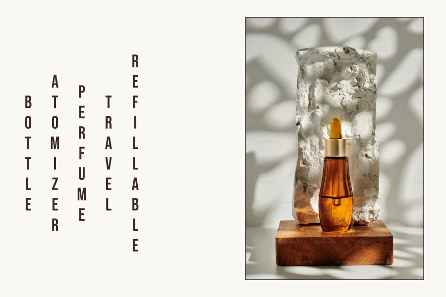 refillable travel perfume atomizer bottle