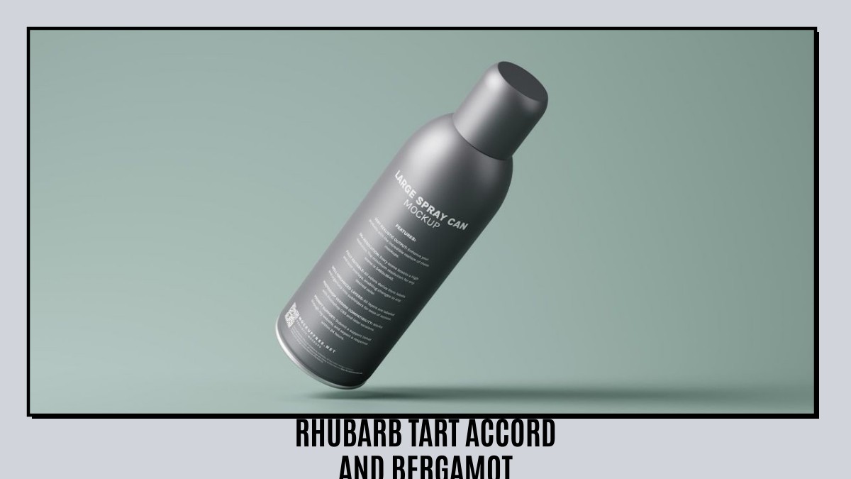 rhubarb tart accord and bergamot