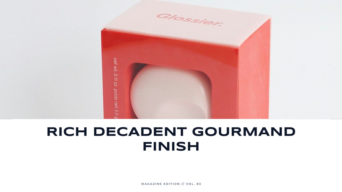 rich decadent gourmand finish
