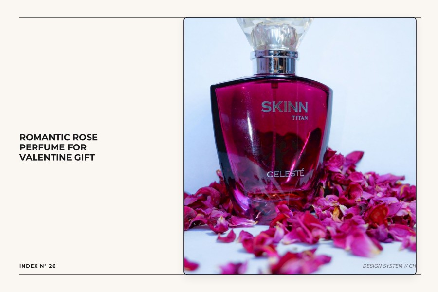 romantic rose perfume for valentine gift