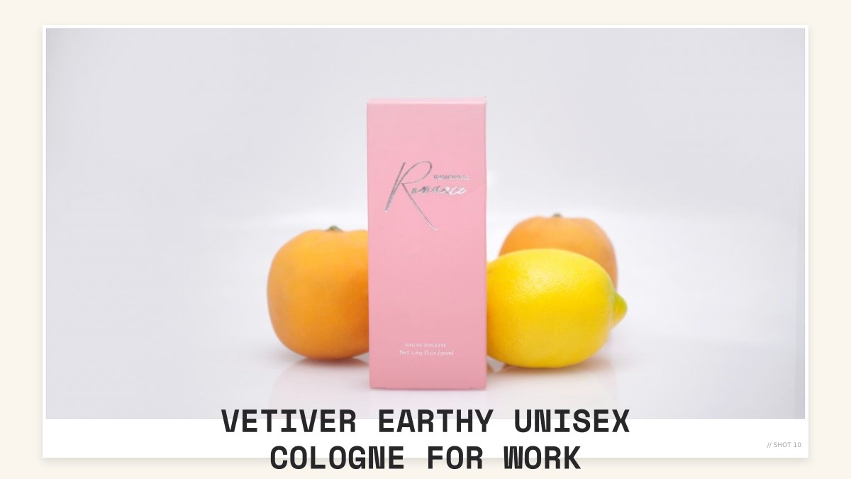 vetiver earthy unisex cologne for work