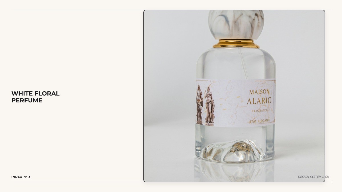 white floral perfume