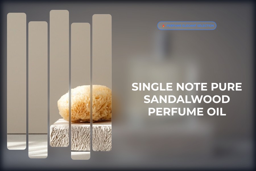 single note pure sandalwood perfume oil